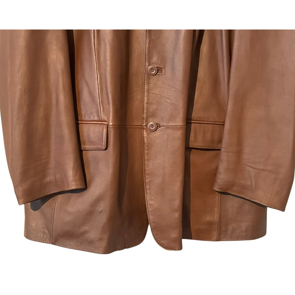 Stafford Tan Leather Jacket - Picture 7 of 13